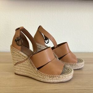 Treasure & bond leather summer wedges